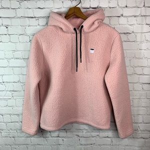 Fila Sherpa Hoodie Sweater Size Small